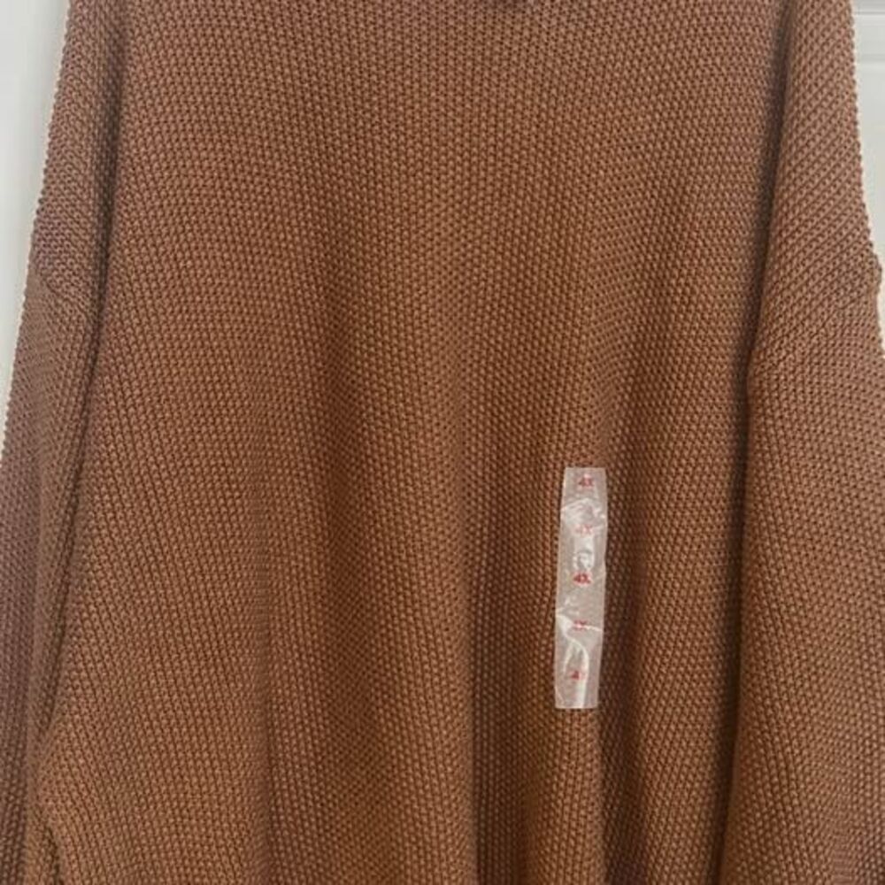 4x brown sweater NWT